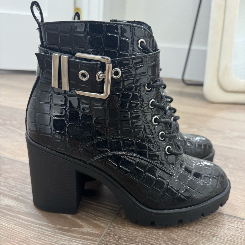 Black Topshop Ankle Boots
